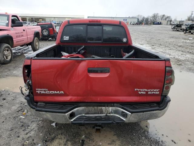 3TMJU62N48M054267 - 2008 TOYOTA TACOMA DOUBLE CAB PRERUNNER BURGUNDY photo 6