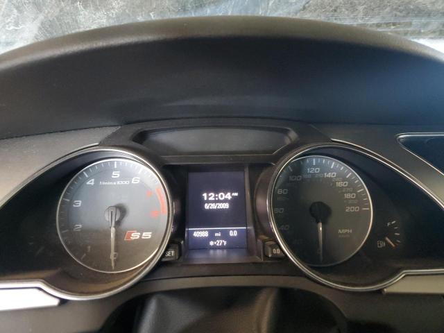 WAUVGAFH2AN013290 - 2010 AUDI S5 PRESTIGE შავი ფოტო 9