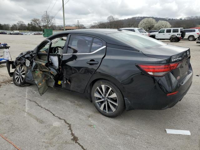 3N1AB8CV3LY295502 - 2020 NISSAN SENTRA SV BLACK photo 2