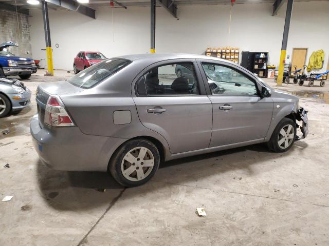 KL1TD56687B102873 - 2007 CHEVROLET AVEO BASE 灰色 照片 3