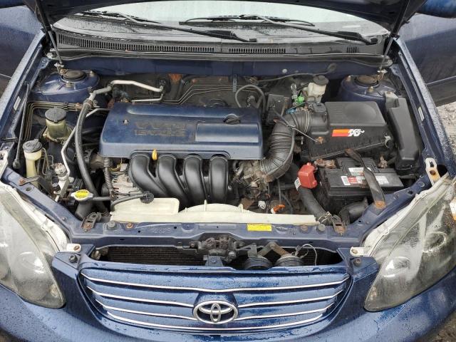 2T1BR38E54C291168 - 2004 TOYOTA COROLLA CE BLUE photo 11