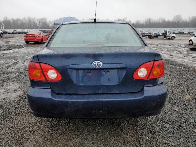 2T1BR38E54C291168 - 2004 TOYOTA COROLLA CE BLUE photo 6