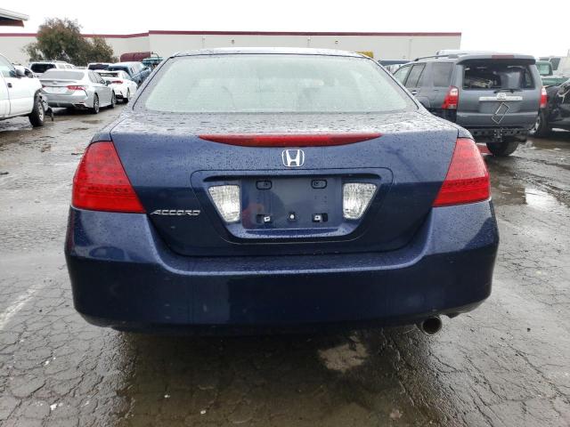 JHMCM561X7C001095 - 2007 HONDA ACCORD VALUE BLUE photo 6