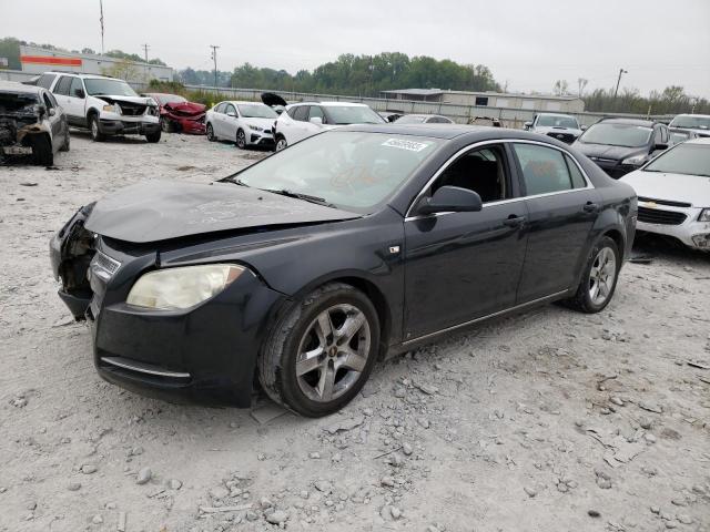 1G1ZH57B48F220697 - 2008 CHEVROLET MALIBU 1LT BLACK photo 1
