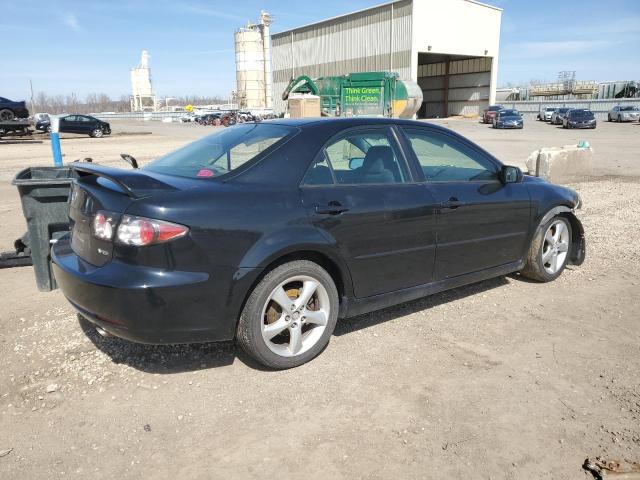 1YVHP80D465M26229 - 2006 MAZDA 6 S BLACK photo 3