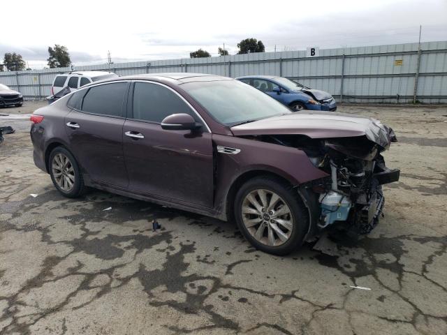 5XXGU4L38HG150187 - 2017 KIA OPTIMA EX BURGUNDY photo 4