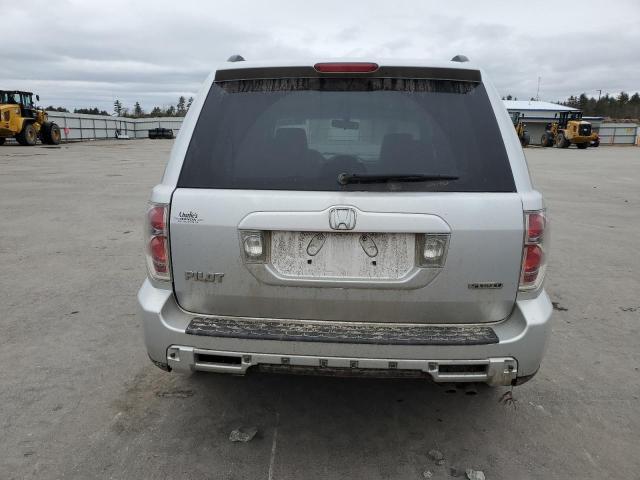 2HKYF18506H554223 - 2006 HONDA PILOT EX SILVER photo 6