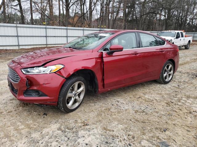 3FA6P0G70GR364105 - 2016 FORD FUSION S RED photo 1