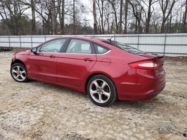 3FA6P0G70GR364105 - 2016 FORD FUSION S RED photo 2