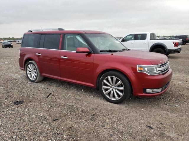 2FMGK5D83EBD35485 - 2014 FORD FLEX LIMITED RED photo 4