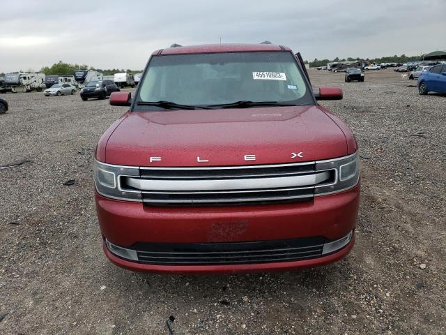 2FMGK5D83EBD35485 - 2014 FORD FLEX LIMITED RED photo 5