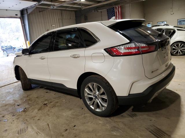 2FMPK4K98KBB07676 - 2019 FORD EDGE TITANIUM WHITE photo 2