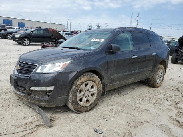 1GNKRFKD9HJ303924 - 2017 CHEVROLET TRAVERSE LS BLACK photo 1