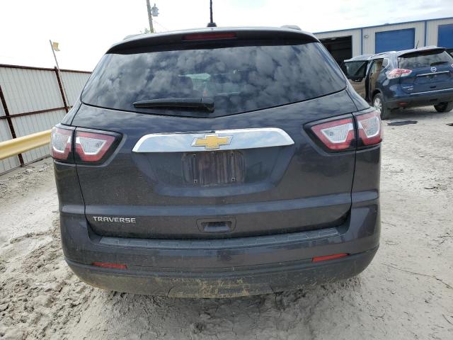 1GNKRFKD9HJ303924 - 2017 CHEVROLET TRAVERSE LS BLACK photo 6