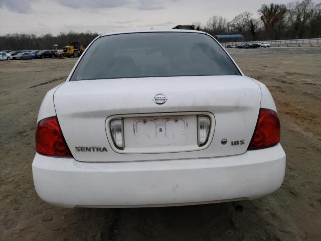 3N1CB51D05L484416 - 2005 NISSAN SENTRA 1.8 WHITE photo 6