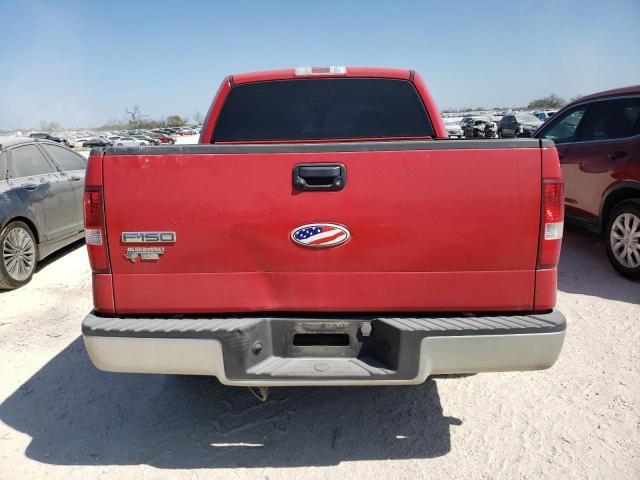 1FTRW12W78KC21298 - 2008 FORD F150 SUPERCREW RED photo 6