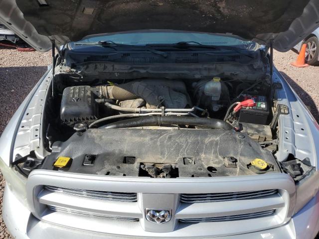 1C6RD7HT0CS272860 - 2012 DODGE RAM 1500 SPORT SILVER photo 11