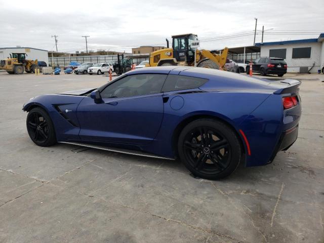 1G1YB2D7XH5122887 - 2017 CHEVROLET CORVETTE STINGRAY 1LT BLUE photo 2