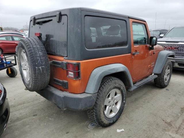 1J4AA2D10BL502809 - 2011 JEEP WRANGLER SPORT ORANGE photo 3