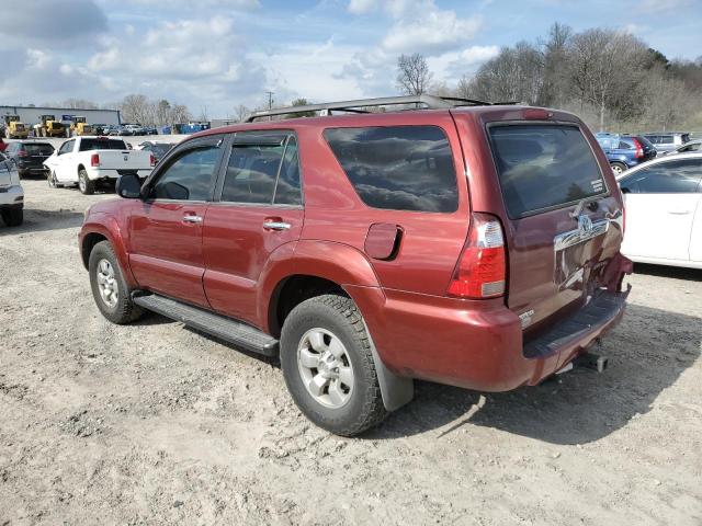 JTEZU14R98K003100 - 2008 TOYOTA 4RUNNER SR5 BURGUNDY photo 2