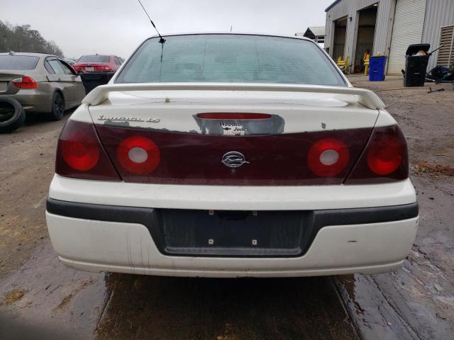 2G1WH55K129127870 - 2002 CHEVROLET IMPALA LS WHITE photo 6