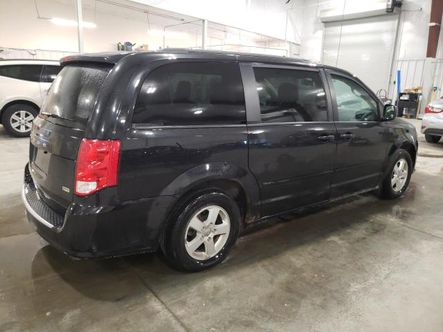 2C4RDGCG2CR301845 - 2012 DODGE CARAVAN SXT BLACK photo 3