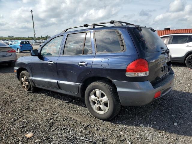 KM8SC73E55U884352 - 2005 HYUNDAI SANTA FE GLS BLUE photo 2