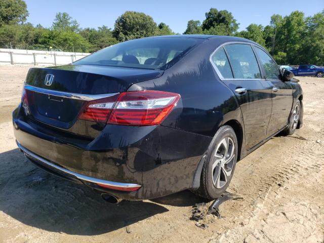 1HGCR2F3XHA215246 - 2017 HONDA ACCORD LX BLACK photo 4