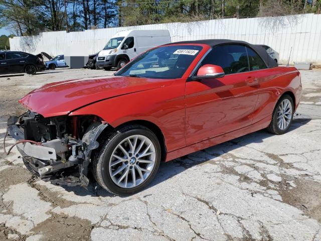 WBA1K5C56FV473879 - 2015 BMW 228 I RED photo 1