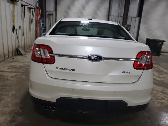 1FAHP2EW9AG137492 - 2010 FORD TAURUS SEL WHITE photo 6