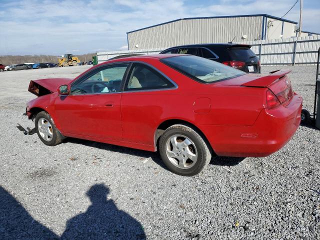 1HGCG32742A023042 - 2002 HONDA ACCORD EX RED photo 2