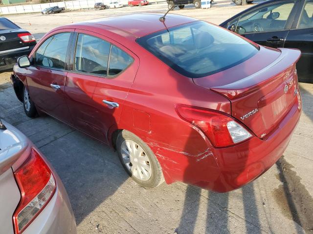 3N1CN7AP7EK463212 - 2014 NISSAN VERSA S RED photo 2