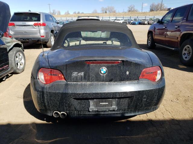 4USBU53527LX03443 - 2007 BMW Z4 3.0SI BLACK photo 6