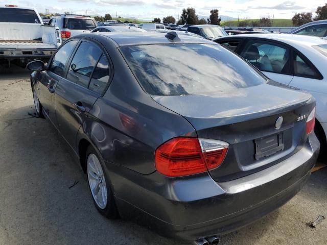 WBAVB13556PS66687 - 2006 BMW 3 SERIES I CHARCOAL photo 2