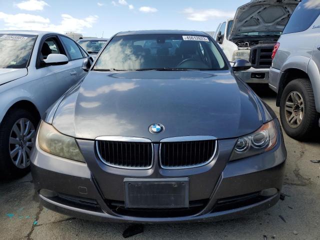 WBAVB13556PS66687 - 2006 BMW 3 SERIES I CHARCOAL photo 5
