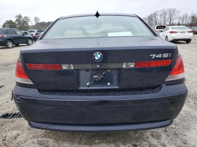 WBAGL63525DP74330 - 2005 BMW 745 I BLUE photo 6