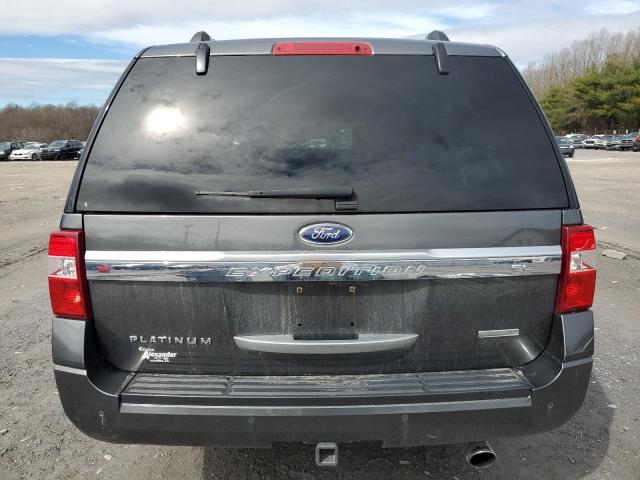 1FMJK1MTXGEF26945 - 2016 FORD EXPEDITION EL PLATINUM GRAY photo 6