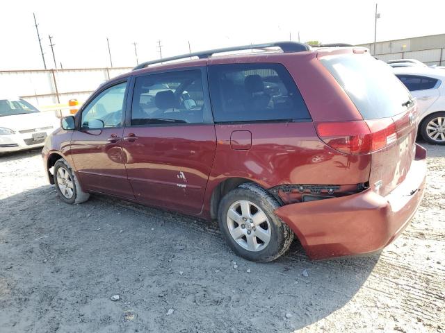 5TDZA22C45S317727 - 2005 TOYOTA SIENNA XLE BURGUNDY photo 2