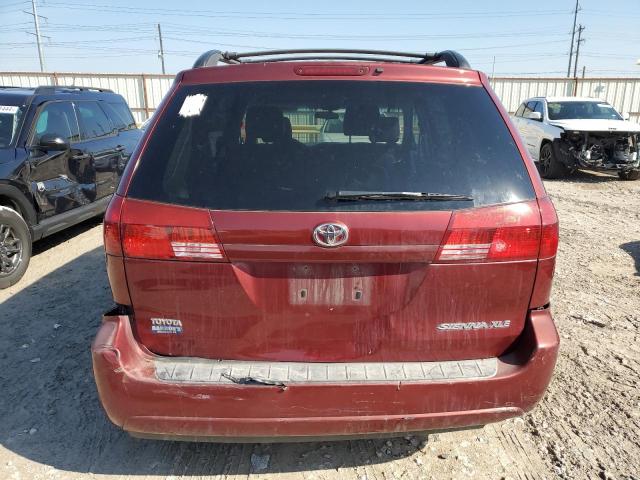 5TDZA22C45S317727 - 2005 TOYOTA SIENNA XLE BURGUNDY photo 6