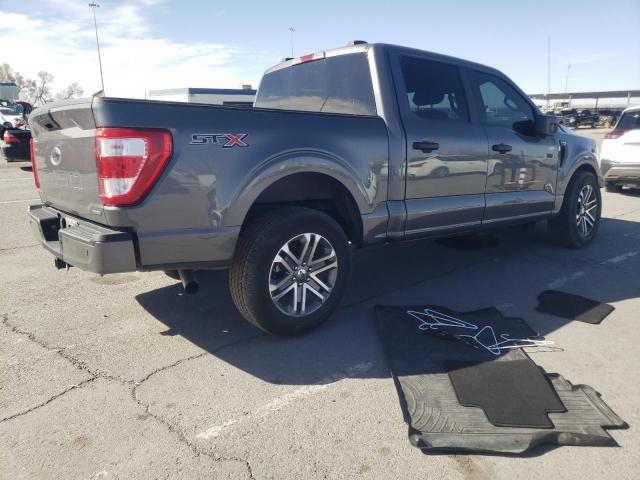 1FTEW1CP2MFA78477 - 2021 FORD F150 SUPERCREW GRAY photo 3