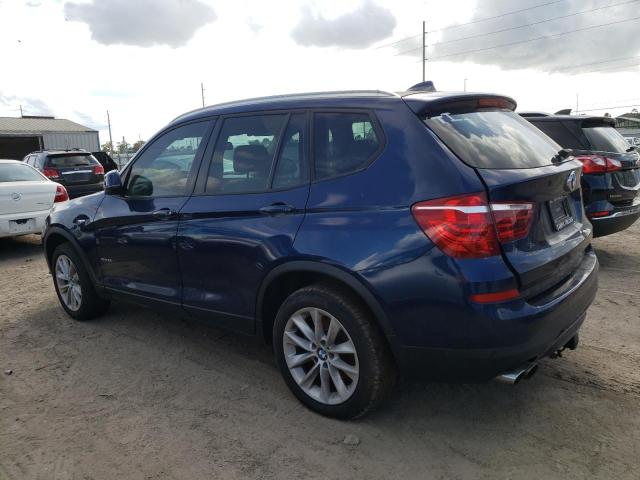 5UXWZ7C54F0F75938 - 2015 BMW X3 SDRIVE28I BLUE photo 2