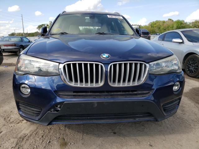 5UXWZ7C54F0F75938 - 2015 BMW X3 SDRIVE28I BLUE photo 5