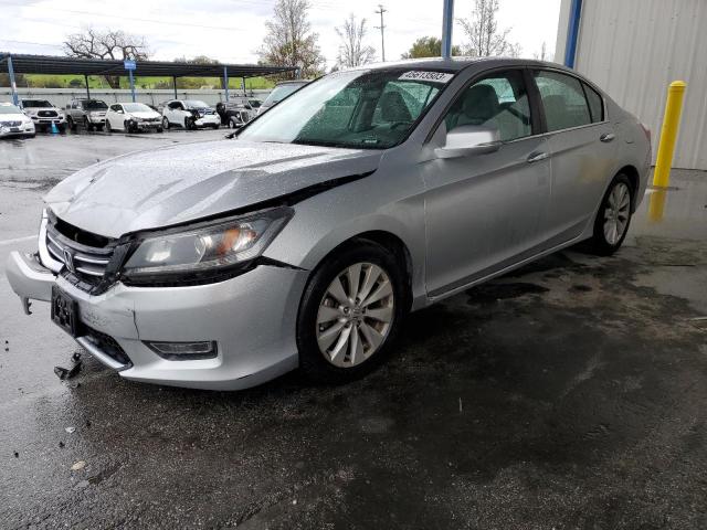 1HGCR2F84DA204961 - 2013 HONDA ACCORD EXL SILVER photo 1