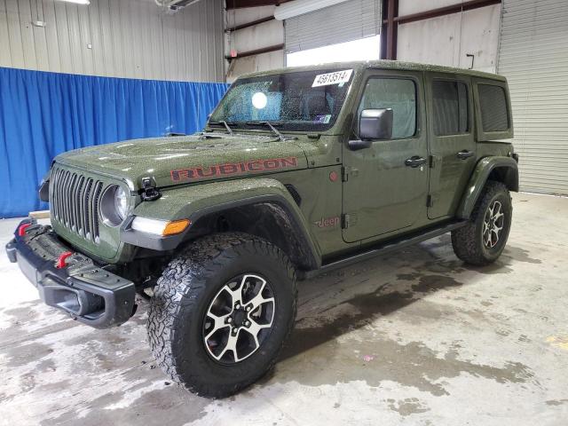 1C4HJXFG3MW759659 - 2021 JEEP WRANGLER RUBICON GREEN photo 1