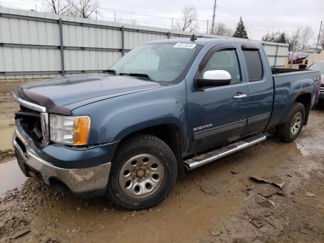 1GTR2VEA7BZ296259 - 2011 GMC SIERRA K1500 SLE BLUE photo 1