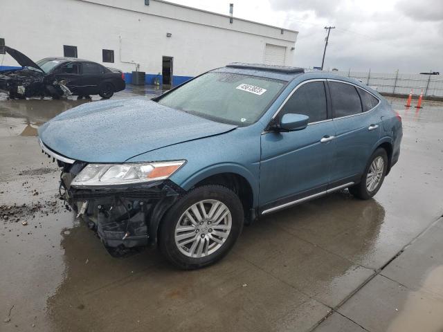 5J6TF3H55FL001627 - 2015 HONDA CROSSTOUR EXL BLUE photo 1