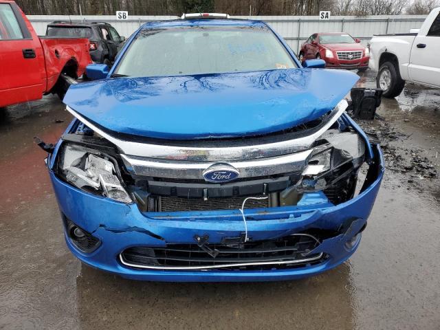 3FAHP0HA4BR112515 - 2011 FORD FUSION SE BLUE photo 5