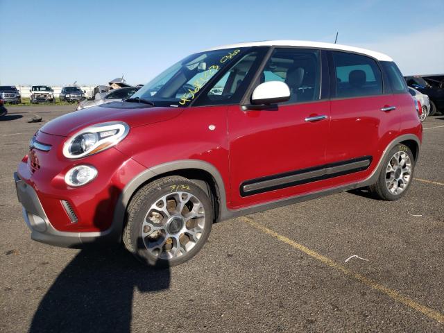 ZFBCFADH5HZ039212 - 2017 FIAT 500L TREKKING RED photo 1