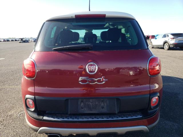 ZFBCFADH5HZ039212 - 2017 FIAT 500L TREKKING RED photo 6