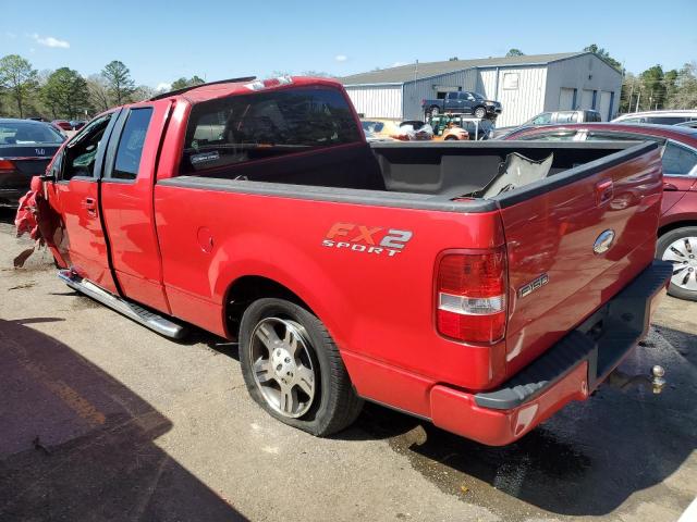 1FTPX12V57NA05944 - 2007 FORD F150 RED photo 2